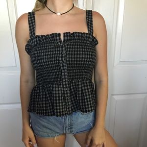 gingham tank